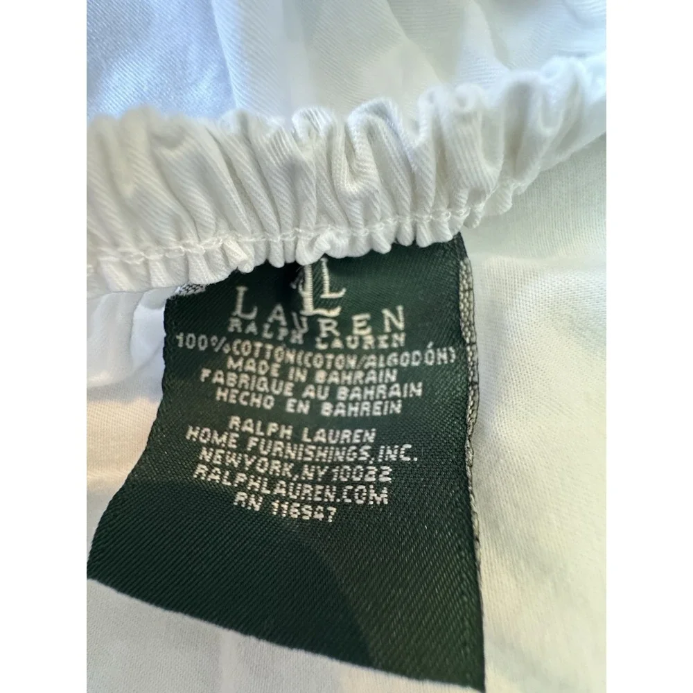 2‎ VTG Twin Fitted Sheets Ralph Lauren – White & Pacific Miracle Floral